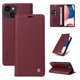 thumbnail image 1 of Funda Billetera de Cuero para iPhone 14 con Tarjetero y Soporte - Tapa Magnética Rojo, 1 of 6