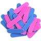 thumbnail image 3 of 200 limas de uñas pequeñas desechables de doble cara, grano 180/180, para manicura casera o profesional, para uñas postizas acrílicas naturales (azul y rosa)., 3 of 7