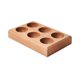 thumbnail image 5 of Soporte De Madera Para Huevos, Bandeja De Madera Para Postres, Para Supermercado, Refrigerador, Despensa, 6 Rejillas, 5 of 5