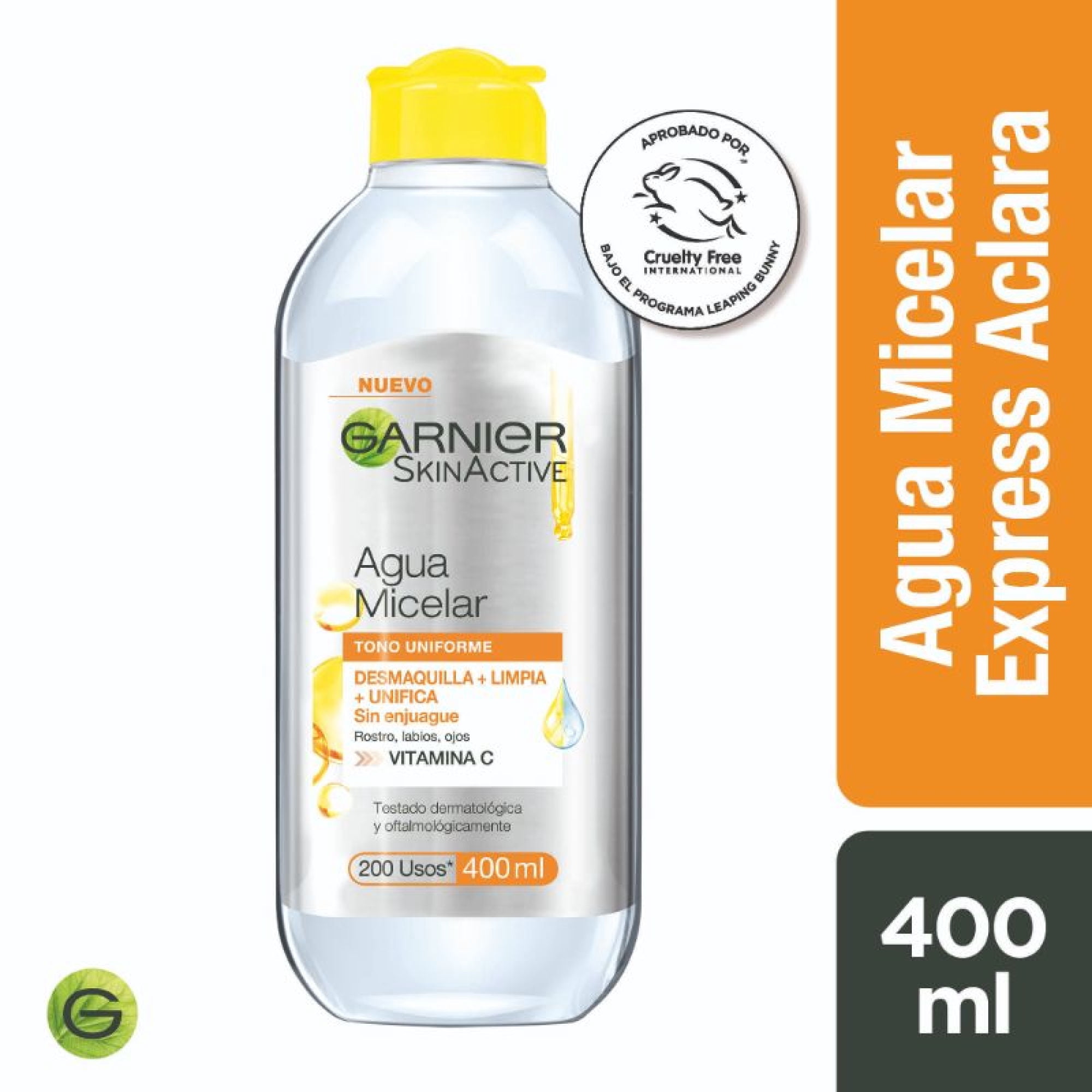 Agua Micelar Garnier Express Aclara