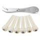 thumbnail image 1 of Pinzas puente para guitarra acústica Donner White Bone con punto de abulón, 1 of 9