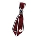 thumbnail image 4 of Corbata De Mujer Estilo Retro Sedoso Pajarita Suave Para Blusa Estudiante Boda Blanco Rojo, 4 of 5