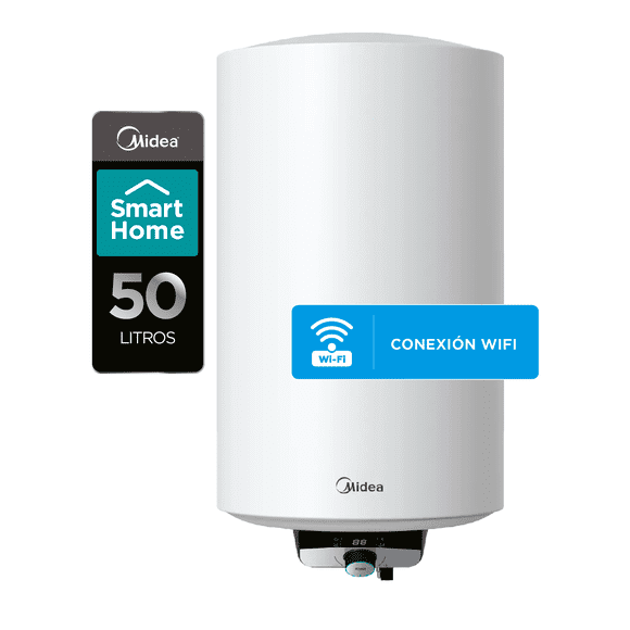 Termo Eléctrico 50 litros WiFi con Mega Water MWH50-15EFG[CL]W