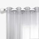 thumbnail image 3 of Juego de cortinas KOUFALL Silver Sheer de 2 paneles, 132 x 213 cm, 3 of 8