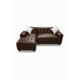 thumbnail image 3 of Seccional Milan Izquierdo Chocolate Ecocuero, 3 of 3