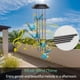thumbnail image 2 of Campanas de viento solares para exterior, campanas de viento de mariposa con tubos metálicos musicales, luces LED que cambian de 7 colores, campanas de viento impermeables para interior y exterior, de, 2 of 6