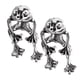 thumbnail image 1 of Pendiente De Rana Stud Cool Alloy Ear Dangler Para Daily Casual Party Día De La Madre Argent, 1 of 5