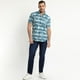 thumbnail image 1 of Camisa Estampada Diseño Mc Turquesa turquesa L, 1 of 4
