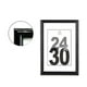 thumbnail image 3 of Marco de Foto Negro 24x30 cm, 3 of 3