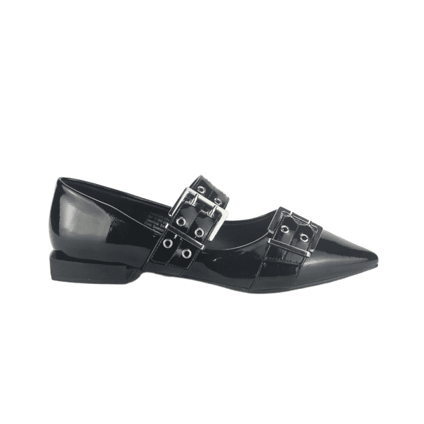 BALLERINA CHALADA NEGRO | 11-SLIK-2 - Talla 38