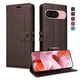thumbnail image 2 of Premium Wallet Case for Google Pixel 9/9 Pro with Card Slots & Kickstand, Flip Cover Brown, 2 of 6