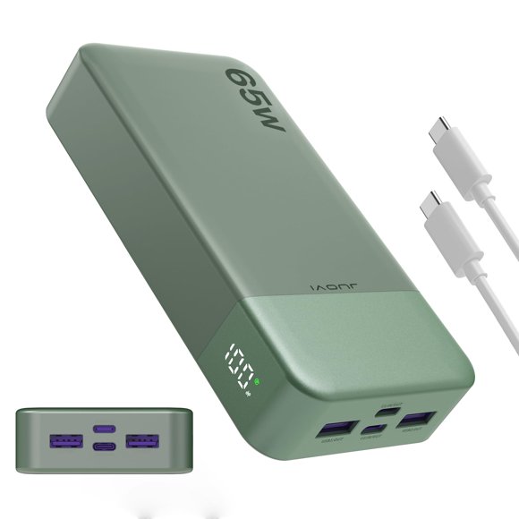 Batería externa JUOVI 20000 mAh Cargador de portátil 65 W