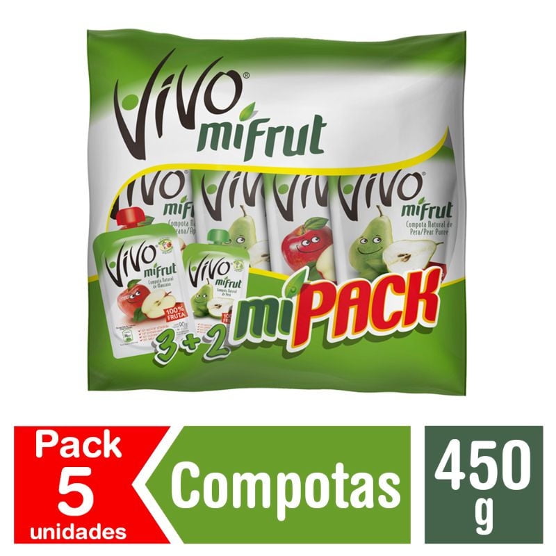 Pack Mifrut Mix Bolsa 5 Un Vivo