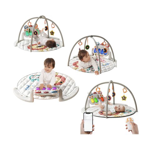 Gimnasio Bluetooth Musical Piano Con Control Tm220 Lubabycas