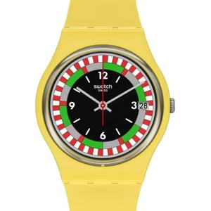 Reloj Swatch Unisex Yel Race So31J400 Amarillo 34Mm