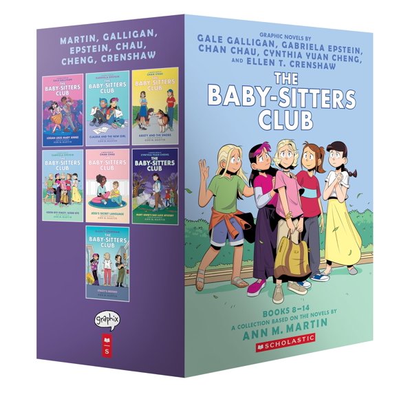 Colección GRAPHIX de novelas gráficas del Club de las Niñeras #8-14