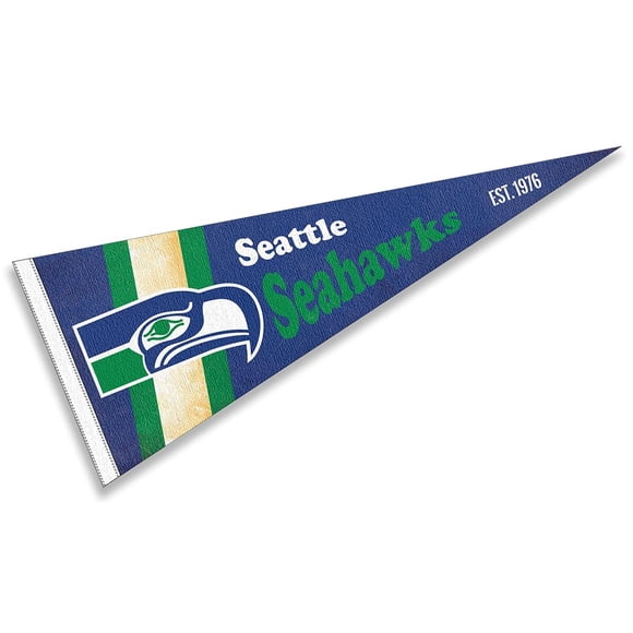 Banderín WinCraft Seattle Seahawks Throwback Vintage