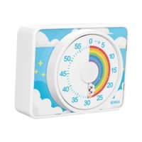 Bothyi - Temporizador Visual Práctico Y Decorativo Para Escritorio De Adultos. Cielo Y Arcoíris.