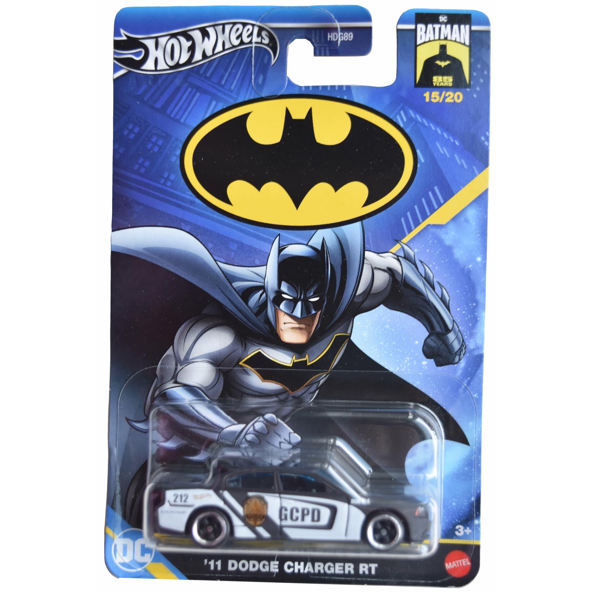 Auto De Juguete Hot Wheels '11 Dodge Charger Rt Batman