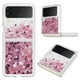 thumbnail image 1 of Funda Para Sansung Galaxy Z Flip 4 Con Brillo Líquido, Protección Completa Y Soporte De Anillo Giratorio, 1 of 4