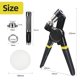 thumbnail image 5 of Kit de herramientas con ojales HAPDEN, prensa manual para ojales con 500 ojales, 5 of 7