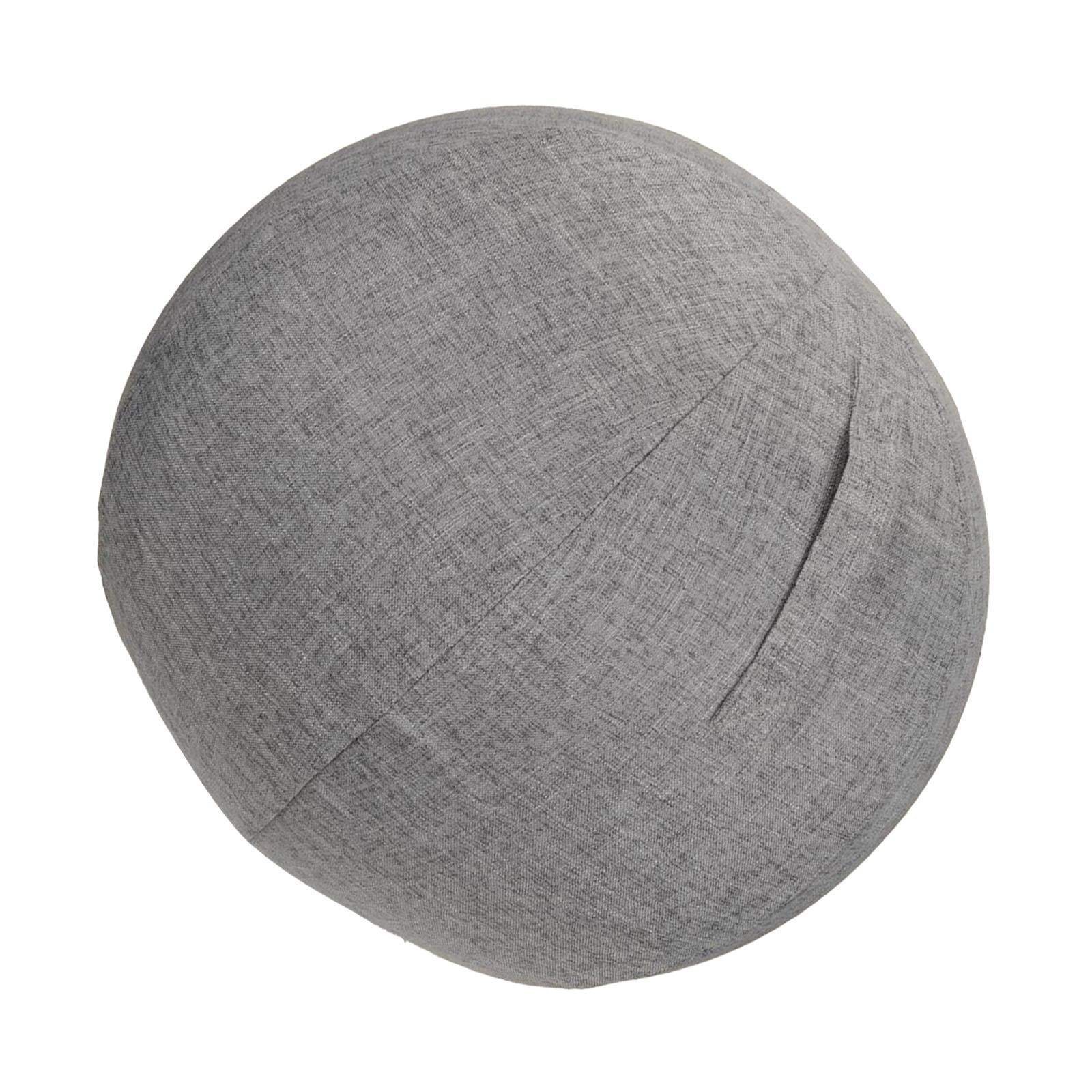 Magideal - Funda Para Pelota De Yoga Y Pilates, Funda Para Pelotas Para Sentarse, Antiarañazos, A Prueba De Polvo, Con Cómodas Asas De Transporte, Funda Para Pel Gris 55cm