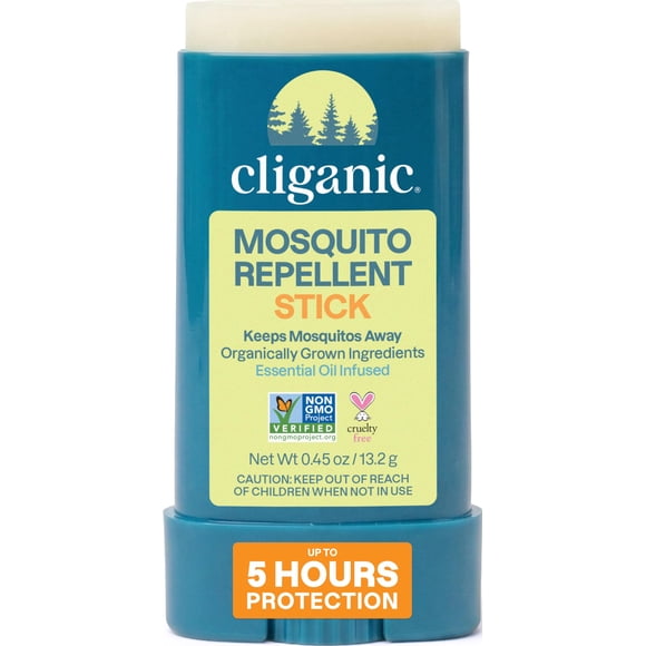 Bálsamo repelente de mosquitos Cliganic sin DEET, 5 horas