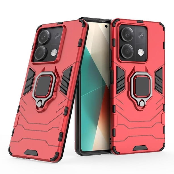 FOXDOCK Funda Antigolpes para Xiaomi Redmi Note 13 5G – Protección Total con Soporte y Diseño Robusto