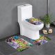 thumbnail image 1 of Juego de 3 Alfombras de Baño Isabella Encanto Terciopelo Coral, 1 of 6