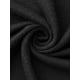 thumbnail image 5 of Conjunto de Pijama de Manga Larga para Mujer INSPIRE CHIC Mezcla de Rayón Suave Conjunto de Descanso con Botones y Cintura Elástica y Bolsillos XL Negro, 5 of 6