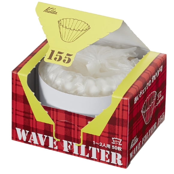 Filtros de café Karita KWF-155#22211 Serie Wave, 50 piezas