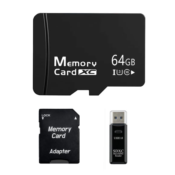 Kit Micro SD TIDEFORCIX 64 GB U3 V30 USB 3.0
