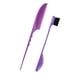 thumbnail image 5 of Juego De Peine Para Peinar El Cabello, Peine De Cola De Rata, Juego De Cepillo De Peine Burlón Para Mujeres, Violeta Burlona, 5 of 5