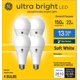 thumbnail image 1 of Bombilla LED GE A21 Blanco Cálido Regulable (Pack de 4), 1 of 3