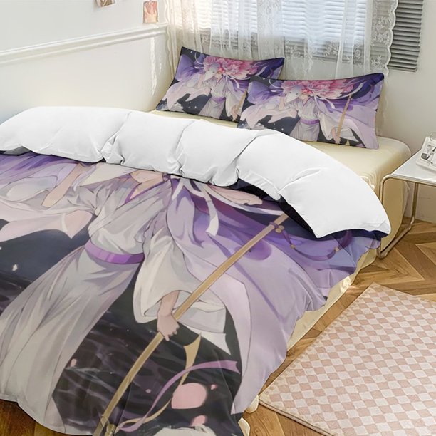 Natsume's Book of FriendsCartoon Collection 3-Piece Comforter Set, Personalized Bedding Decor for Kids And Teens Bed Sheets