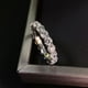 thumbnail image 1 of Eternity Band Ring - 925 Silver Moissanite Ring for Women - Perfect for Weddings, Engagements, and Parties - Gift for Women and Girls, 1 of 5
