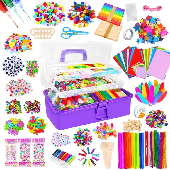 Set de artículos de artesanía Itopstar 3000+ Kids Arts & Crafts 8-12