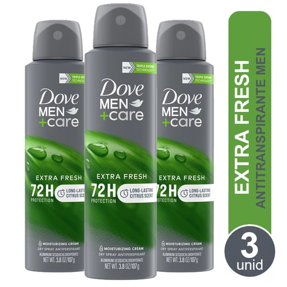 Desodorante Dove Extra Fresh Pack X3 unid