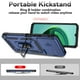 thumbnail image 5 of Estuche GANGXUN para Xiaomi Redmi 13C, soporte giratorio 360°, estilo mecánico y magnético, 5 of 5