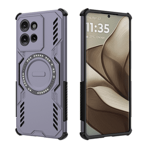 Funda Foxdock Para Motorola Edge 50 5G , Magnética, Resistente A Golpes, Con Soporte, Unisex, Carga Inalámbrica