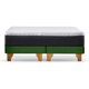thumbnail image 2 of Cama Europea New Top Colchon Resortes 23 Cm 2 Plazas Base Dividida Tela Velvet Verde, 2 of 8