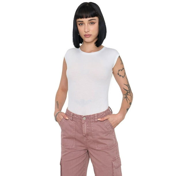 Body Mujer Manga Corta Ecru Corona