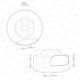 thumbnail image 4 of Llave de tapa de filtro de aceite KiWAV para Harley Twin Cam, 4 of 7