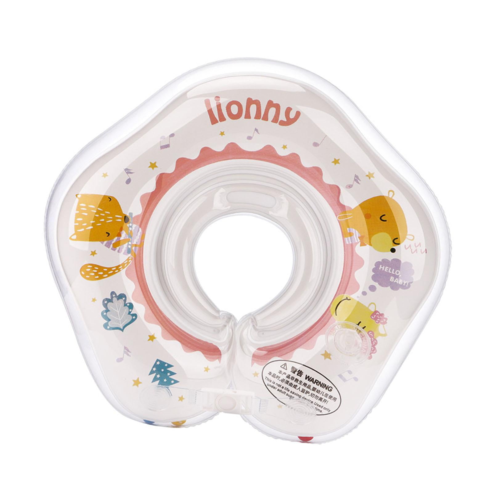 Magideal - Anillo De Natación Inflable Para Bebé, Flotador De Cuello, Anillo De Natación, Flotador De Piscina Para Bebé, Animal Rosa Animales Rosados