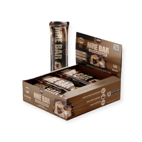 Box 12 Barras Mre Bar 20g Proteina Oatmeal Chocolate Chip -