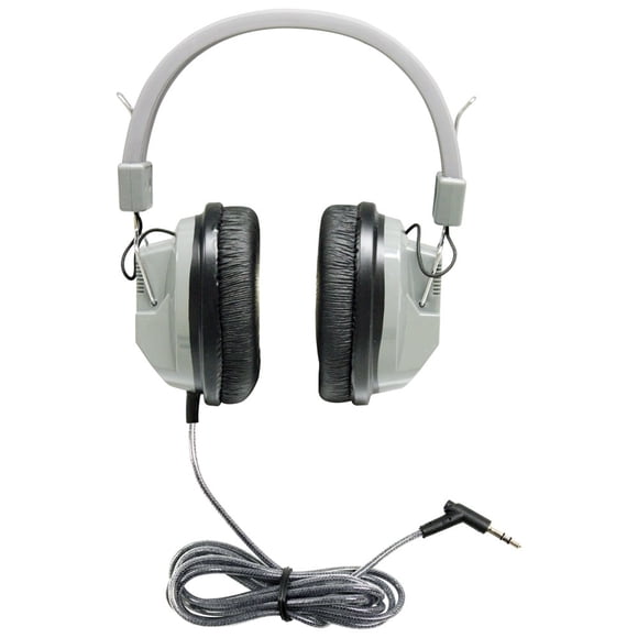 Auriculares HamiltonBuhl SchoolMate Deluxe Stereo Grey con 3,5 mm