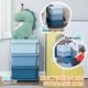 thumbnail image 5 of Unidad de Almacenaje Infantil Qaba de 3 Niveles con 3 Cajones Azul, 5 of 9