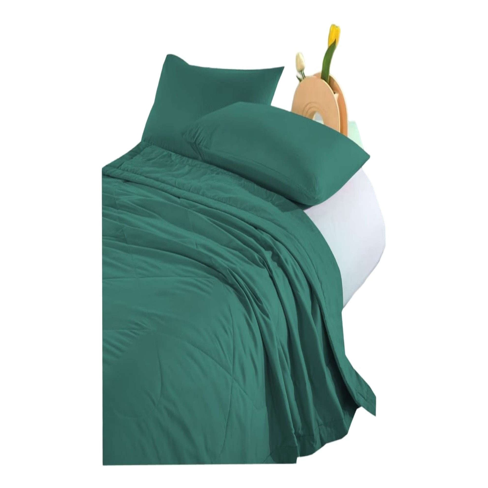 Todo Para El Hogar - Plumon Nordico Extra Delgado Turquesa 1 Plaza