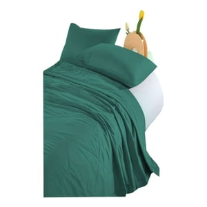 Decoideasemi Spa - Cubrecama Extra Delgado Turquesa 1 Plaza