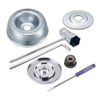 Ioensy - Juego De Accesorios De Desbrozadora De Acero Inoxidable Para Máquina De Jardinería Cortadora De Césped